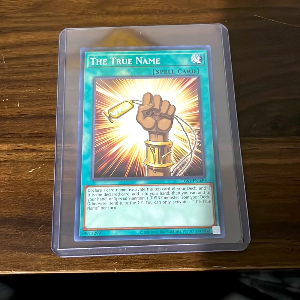 Yu-Gi-Oh Card- The True Name